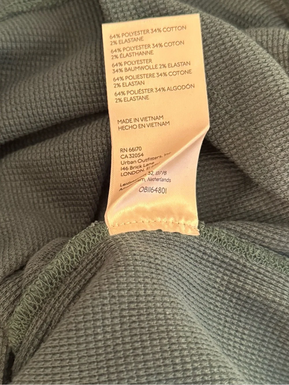 Free People Fuji Thermal Top in Jaded
